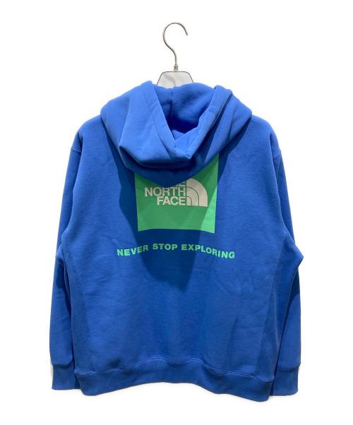 THE NORTH FACE（ザ ノース フェイス）THE NORTH FACE (ザ ノース フェイス) バックスクエアロゴフーディー ブルー サイズ:XXLの古着・服飾アイテム