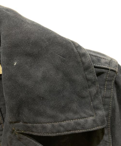 RRL（ダブルアールエル）RRL (ダブルアールエル) インディゴ コットン モールスキン Pコート ネイビー サイズ:XSの古着・服飾アイテム