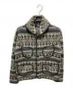 RRLダブルアールエル）の古着「カシミヤ混ショールカラーカーディガン」｜グレー