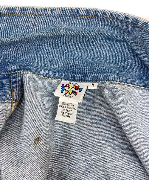 LOONEY TUNES（ルーニーチューンズ）LOONEY TUNES (ルーニーチューンズ) デニムトラッカージャケット インディゴ サイズ:Ｍの古着・服飾アイテム
