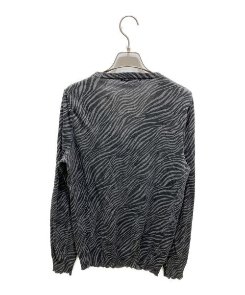 Hysteric Glamour（ヒステリックグラマー）Hysteric Glamour (ヒステリックグラマー) ゼブラ柄カーディガン ブラック サイズ:FREEの古着・服飾アイテム