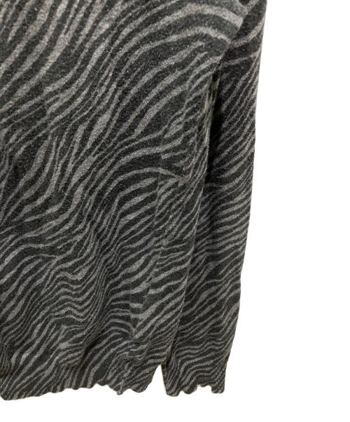 Hysteric Glamour（ヒステリックグラマー）Hysteric Glamour (ヒステリックグラマー) ゼブラ柄カーディガン ブラック サイズ:FREEの古着・服飾アイテム