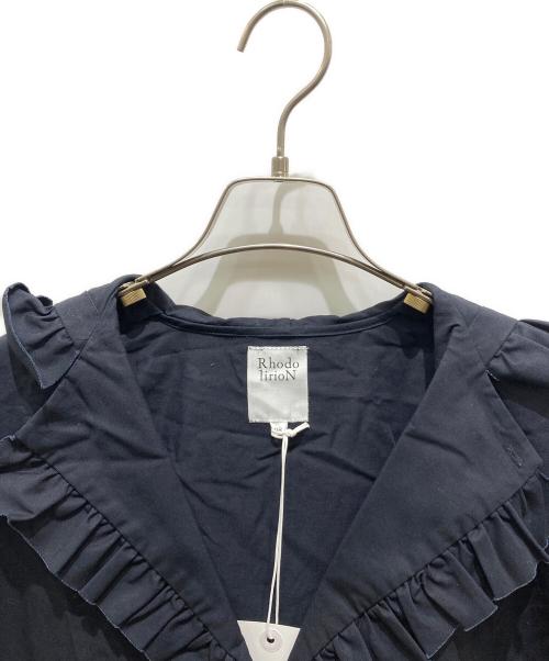 RHODOLIRION（ロドリリオン）RHODOLIRION (ロドリリオン) Mex Smock -Typewriter ネイビー サイズ:Sの古着・服飾アイテム