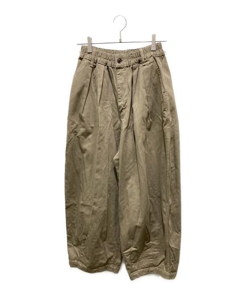 HARVESTY（ハーベスティー）HARVESTY (ハーベスティー) コットンチノクロスサーカスパンツ カーキ サイズ:2の古着・服飾アイテム