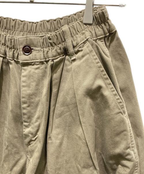 HARVESTY（ハーベスティー）HARVESTY (ハーベスティー) コットンチノクロスサーカスパンツ カーキ サイズ:2の古着・服飾アイテム