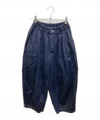 HARVESTYハーベスティー）の古着「デニムサーカスパンツ」｜インディゴ