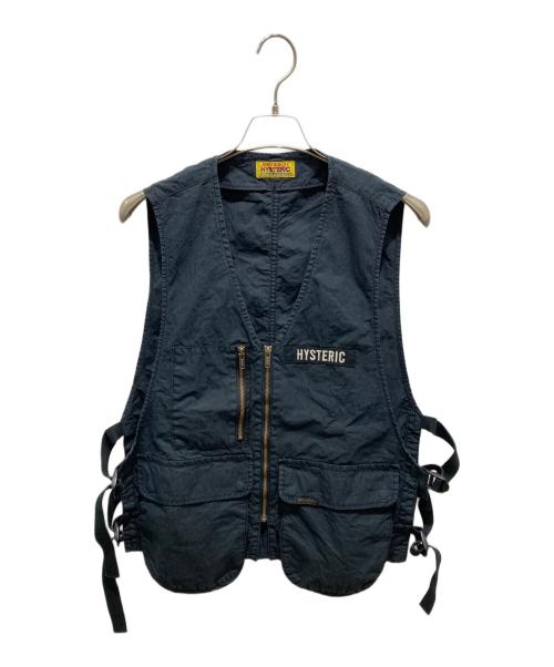 Hysteric Glamour（ヒステリックグラマー）Hysteric Glamour (ヒステリックグラマー) テクニカルベスト ネイビー サイズ:FREEの古着・服飾アイテム