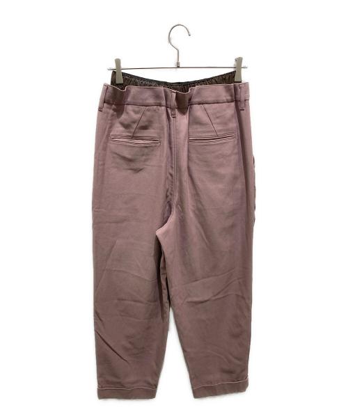 BED J.W. FORD（ベッドフォード）BED J.W. FORD (ベッドフォード) Double Waist Pants ver.1 パープル サイズ:1の古着・服飾アイテム