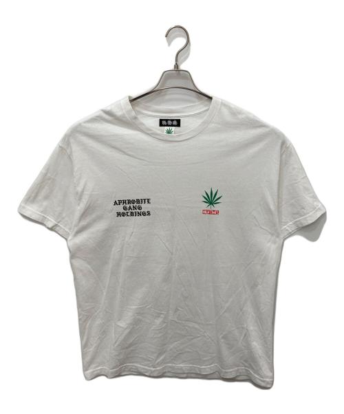 WACKO MARIA（ワコマリア）WACKO MARIA (ワコマリア) 舐達麻 (ナメダルマ) HIGH TIMES (ハイ タイムズ) プリントTシャツ ホワイト サイズ:XLの古着・服飾アイテム