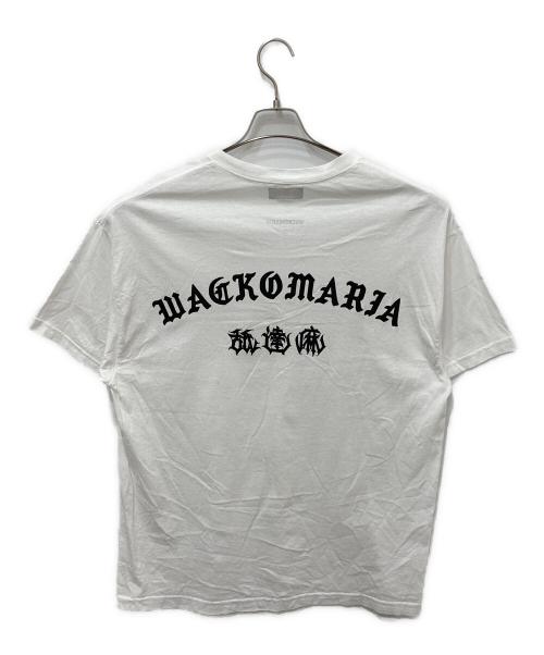 WACKO MARIA（ワコマリア）WACKO MARIA (ワコマリア) 舐達麻 (ナメダルマ) HIGH TIMES (ハイ タイムズ) プリントTシャツ ホワイト サイズ:XLの古着・服飾アイテム