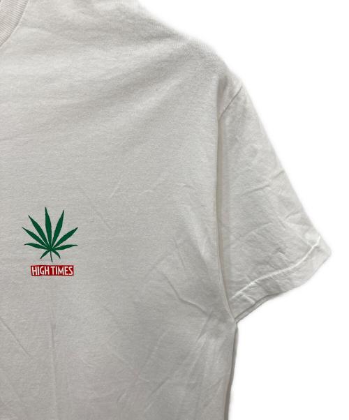 WACKO MARIA（ワコマリア）WACKO MARIA (ワコマリア) 舐達麻 (ナメダルマ) HIGH TIMES (ハイ タイムズ) プリントTシャツ ホワイト サイズ:XLの古着・服飾アイテム