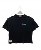 BUDSPOOLバッズプール）の古着「半袖カットソー」｜ブラック