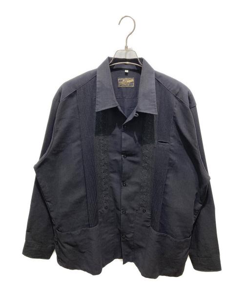 ESTRELLASTANDARD（エストレアスタンダード）ESTRELLASTANDARD (エストレアスタンダード) ロングスリーブキューバーシャツ ブラック サイズ:46の古着・服飾アイテム