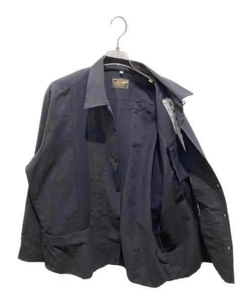 ESTRELLASTANDARD（エストレアスタンダード）ESTRELLASTANDARD (エストレアスタンダード) ロングスリーブキューバーシャツ ブラック サイズ:46の古着・服飾アイテム