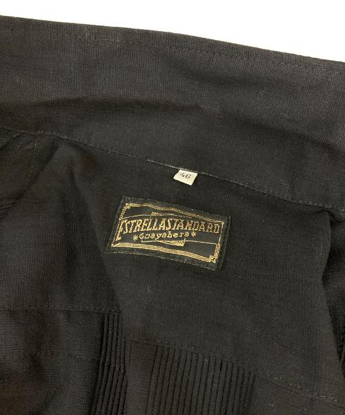ESTRELLASTANDARD（エストレアスタンダード）ESTRELLASTANDARD (エストレアスタンダード) ロングスリーブキューバーシャツ ブラック サイズ:46の古着・服飾アイテム