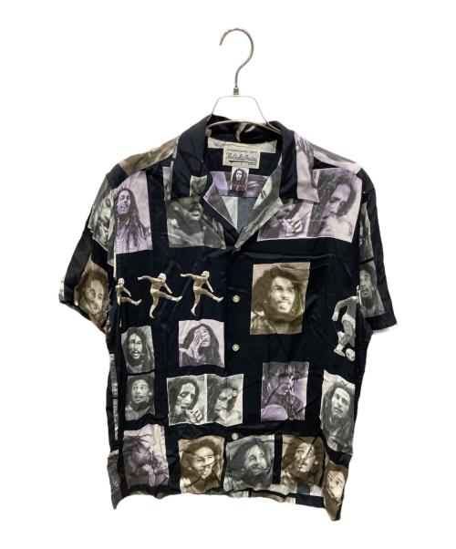 WACKO MARIA（ワコマリア）WACKO MARIA (ワコマリア) BOB MARLEY S/S HAWAIIAN SHIRT ブラック サイズ:XLの古着・服飾アイテム