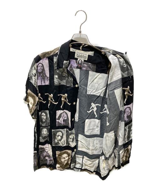 WACKO MARIA（ワコマリア）WACKO MARIA (ワコマリア) BOB MARLEY S/S HAWAIIAN SHIRT ブラック サイズ:XLの古着・服飾アイテム