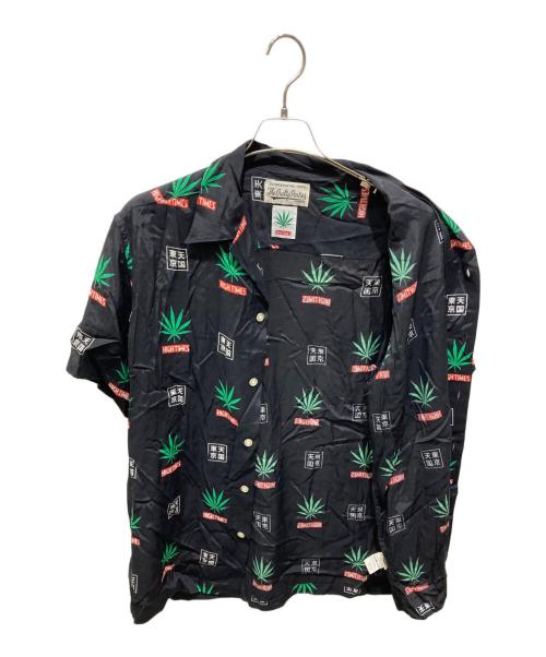 WACKO MARIA（ワコマリア）WACKO MARIA (ワコマリア) HIGH TIMES (ハイ タイムズ) 半袖シャツ ブラック サイズ:XLの古着・服飾アイテム