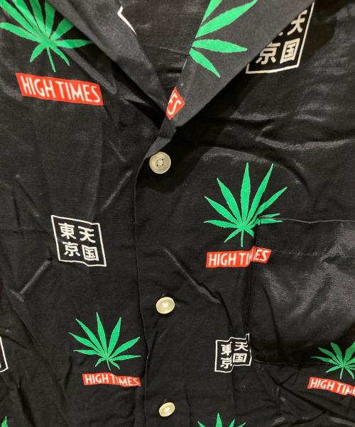 WACKO MARIA（ワコマリア）WACKO MARIA (ワコマリア) HIGH TIMES (ハイ タイムズ) 半袖シャツ ブラック サイズ:XLの古着・服飾アイテム