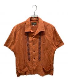 ESTRELLASTANDARD（エストレアスタンダード）の古着「キューバシャツ」｜オレンジ