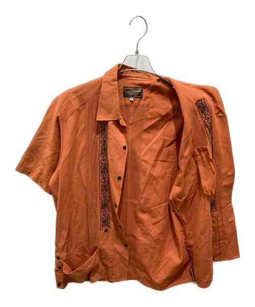 ESTRELLASTANDARD（エストレアスタンダード）ESTRELLASTANDARD (エストレアスタンダード) キューバシャツ オレンジ サイズ:44の古着・服飾アイテム