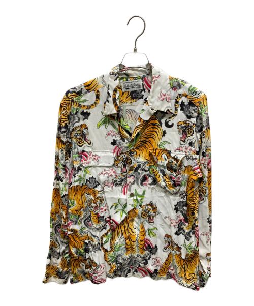 WACKO MARIA（ワコマリア）WACKO MARIA (ワコマリア) TIM LEHI HAWAIIAN SHIRT L/S ホワイト サイズ:Lの古着・服飾アイテム