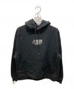 BUDSPOOLバッズプール）の古着「ロゴパーカー」｜ブラック