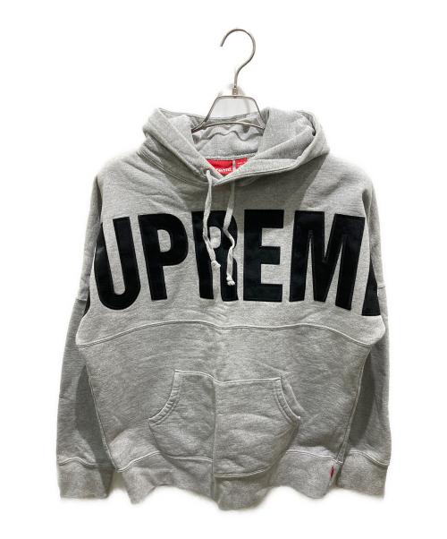 SUPREME（シュプリーム）SUPREME (シュプリーム) Banner Pullover Hoodie グレー サイズ:Mの古着・服飾アイテム