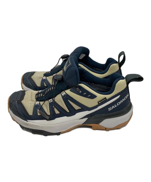 SALOMON（サロモン）SALOMON (サロモン) X ULTRA 360 EDGE GORE-TEX ブルー×カーキ サイズ:27の古着・服飾アイテム