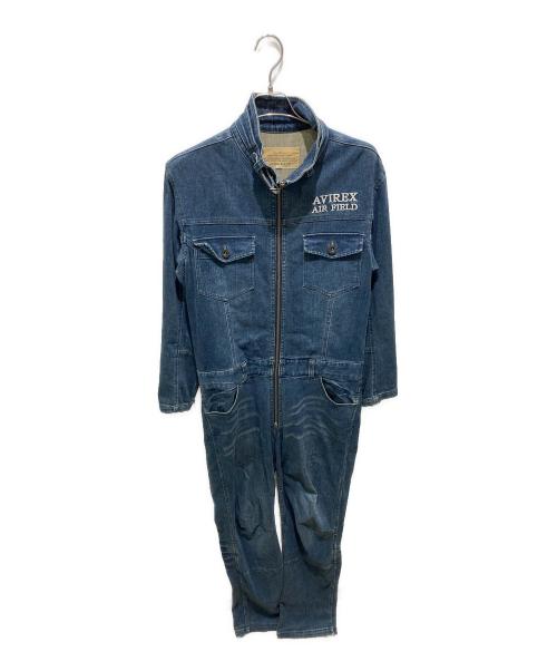 AVIREX（アヴィレックス）AVIREX (アヴィレックス) デニムオールインワン インディゴ サイズ:Mの古着・服飾アイテム
