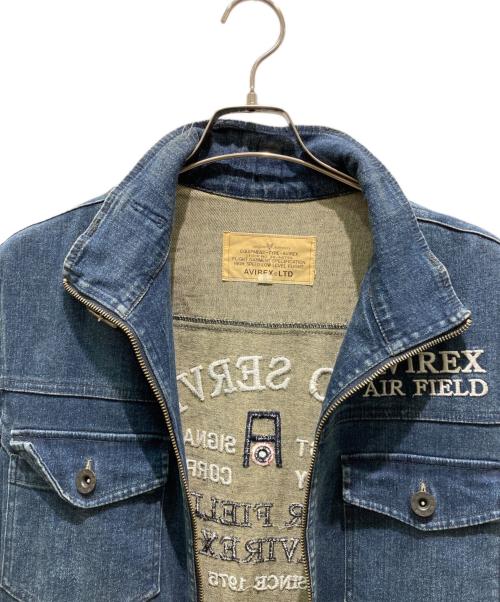 AVIREX（アヴィレックス）AVIREX (アヴィレックス) デニムオールインワン インディゴ サイズ:Mの古着・服飾アイテム