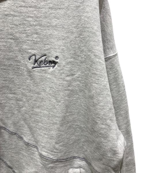 KEBOZ（ケボズ）KEBOZ (ケボズ) クルーネックスウェット グレー サイズ:XLの古着・服飾アイテム