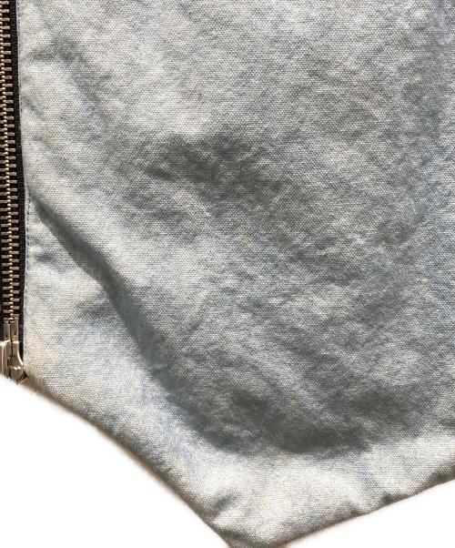 stussy（ステューシー）stussy (ステューシー) WASHED CANVAS PRIMALOFT VEST インディゴ サイズ:Sの古着・服飾アイテム