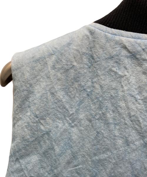 stussy（ステューシー）stussy (ステューシー) WASHED CANVAS PRIMALOFT VEST インディゴ サイズ:Sの古着・服飾アイテム