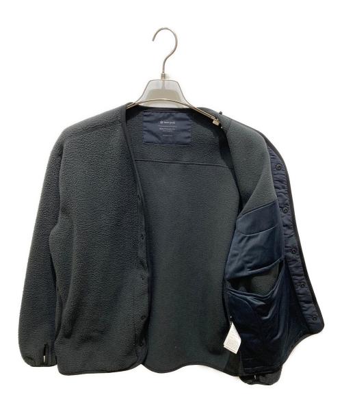 Snow peak（スノーピーク）Snow peak (スノーピーク) BEAUTY&YOUTH (ビューティーアンドユース) FLEECE CARDIGAN ブラック サイズ:Sの古着・服飾アイテム