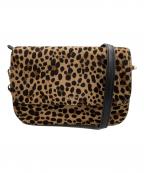 Kate Spadeケイトスペード）の古着「レオパード柄ショルダーバッグ」｜ブラウン