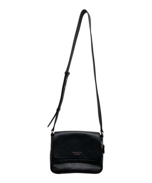 Kate Spade（ケイトスペード）Kate Spade (ケイトスペード) ランアラウンドショルダーバッグ ブラックの古着・服飾アイテム