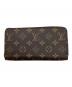 LOUIS VUITTON（ルイ ヴィトン）の古着「ジッピー・ウォレット/長財布」｜ブラウン