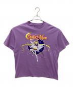 SAILOR MOONセーラームーン）の古着「プリントTシャツ」｜パープル