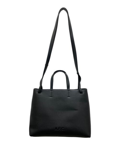 A.P.C.（アーペーセー）A.P.C. (アーペーセー) MARKETスモールショッピングトートバッグ ブラックの古着・服飾アイテム