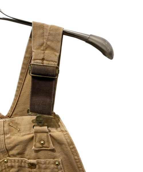 CarHartt（カーハート）CarHartt (カーハート) ダックダブルニーオーバーオール ベージュ サイズ:34の古着・服飾アイテム