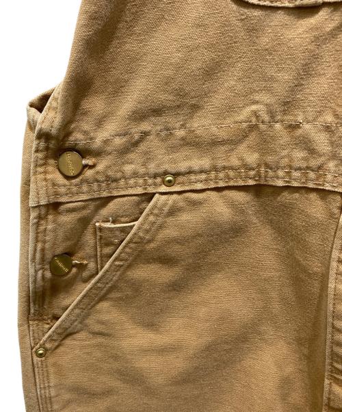 CarHartt（カーハート）CarHartt (カーハート) ダックダブルニーオーバーオール ベージュ サイズ:34の古着・服飾アイテム