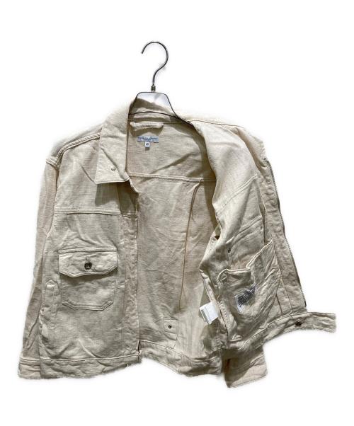 Engineered Garments（エンジニアドガーメンツ）Engineered Garments (エンジニアドガーメンツ) コットンリネンダブルポケットジャケット ベージュ サイズ:XSの古着・服飾アイテム