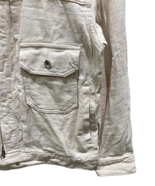 Engineered Garments（エンジニアドガーメンツ）Engineered Garments (エンジニアドガーメンツ) コットンリネンダブルポケットジャケット ベージュ サイズ:XSの古着・服飾アイテム