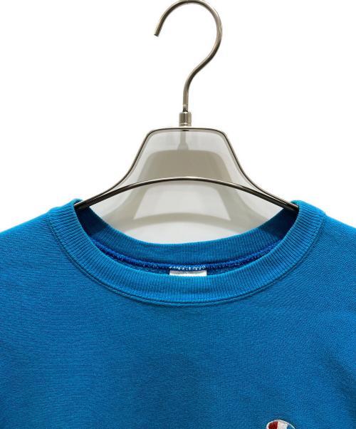 Champion REVERSE WEAVE（チャンピオン リバース ウィーブ）Champion REVERSE WEAVE (チャンピオン リバース ウィーブ) クルーネックスウェット ブルー サイズ:Lの古着・服飾アイテム
