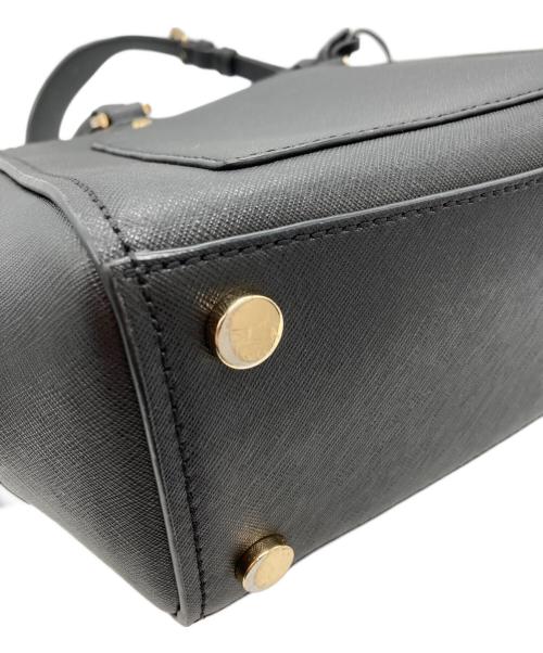 MICHAEL KORS（マイケルコース）MICHAEL KORS (マイケル・コース) 2WAYバッグ　ラージサッチェル ブラックの古着・服飾アイテム