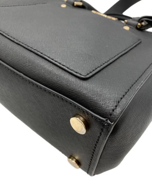 MICHAEL KORS（マイケルコース）MICHAEL KORS (マイケル・コース) 2WAYバッグ　ラージサッチェル ブラックの古着・服飾アイテム