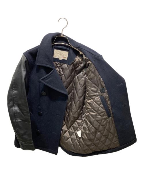 AVIREX（アヴィレックス）AVIREX (アヴィレックス) RIDER'S PEA COAT ネイビー サイズ:Mの古着・服飾アイテム