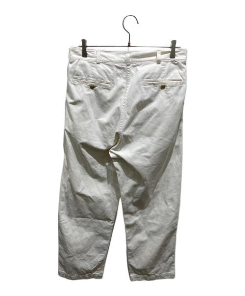 orSlow（オアスロウ）orSlow (オアスロウ) コットンタックパンツ ホワイト サイズ:Mの古着・服飾アイテム