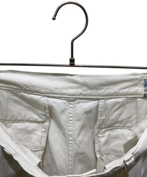 orSlow（オアスロウ）orSlow (オアスロウ) コットンタックパンツ ホワイト サイズ:Mの古着・服飾アイテム